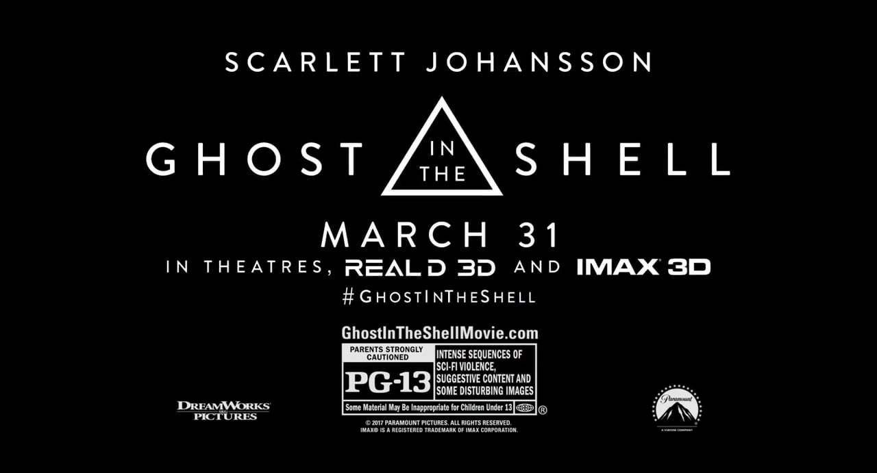 Ghost in the Shell TV Spot - Anything (2017)
