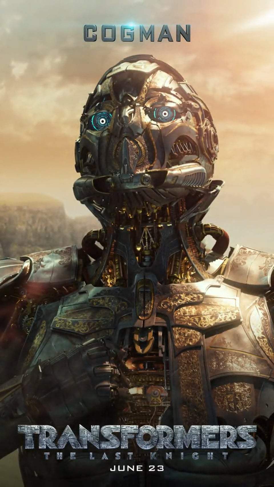 Transformers: The Last Knight Motion Poster - Cogman (2017)