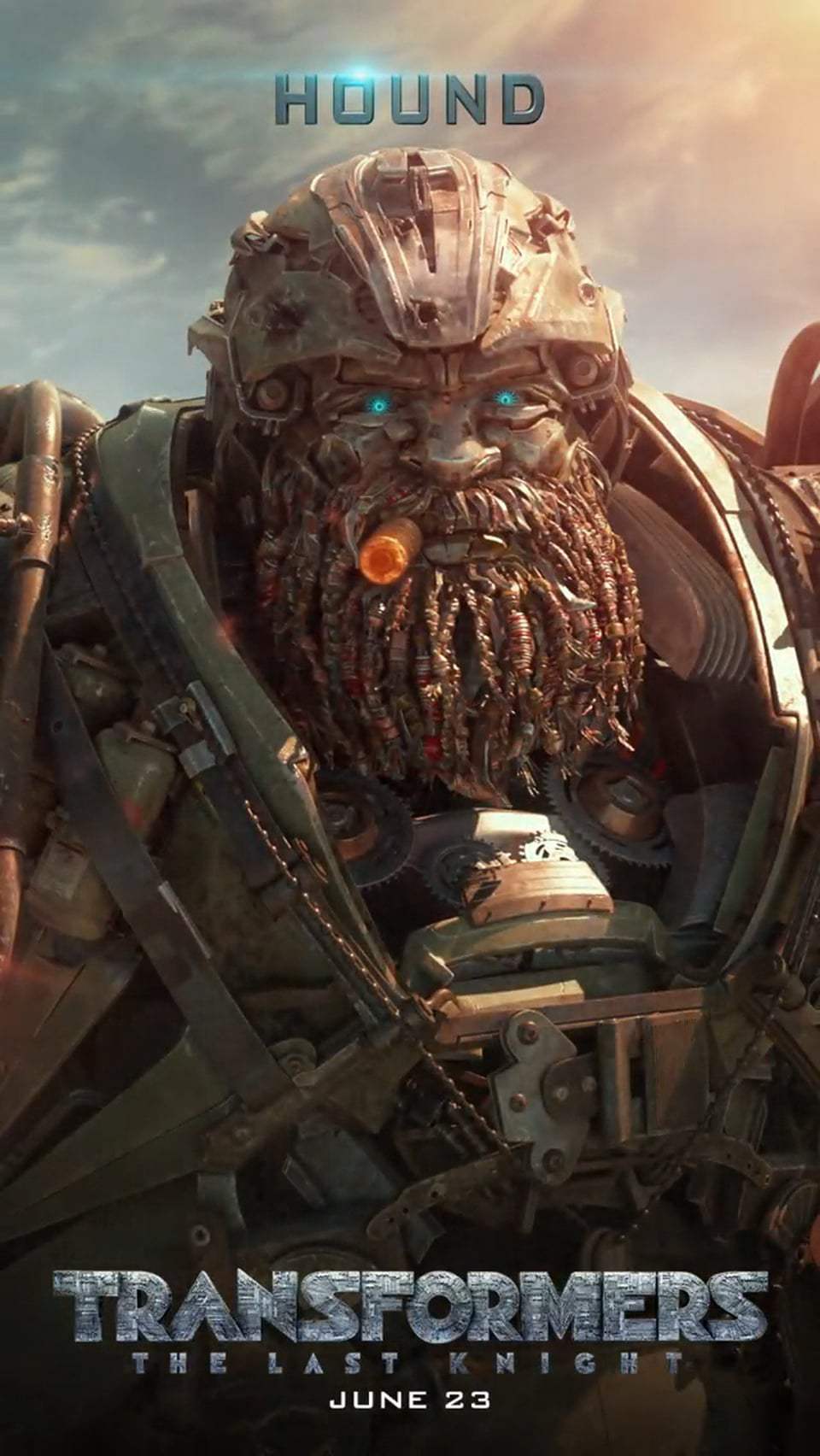 Transformers: The Last Knight Motion Poster - Hound (2017)