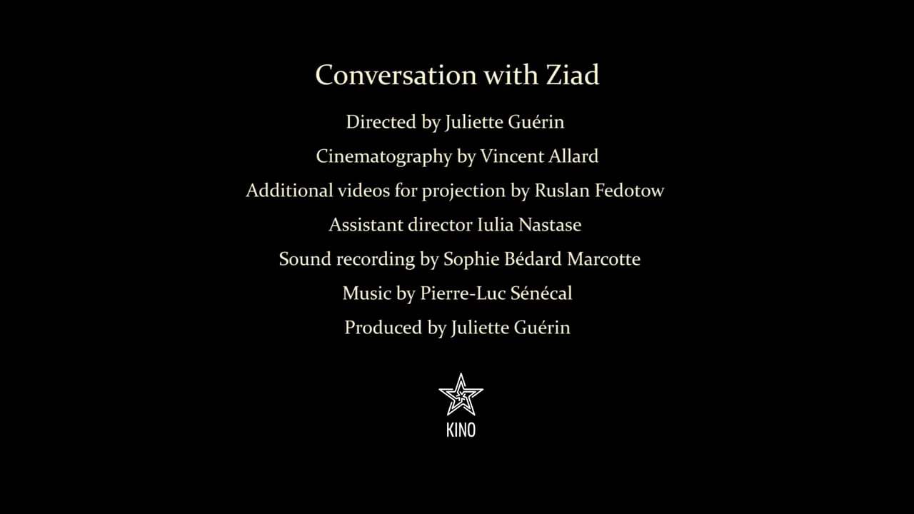 Conversation with Ziad Trailer (2017)