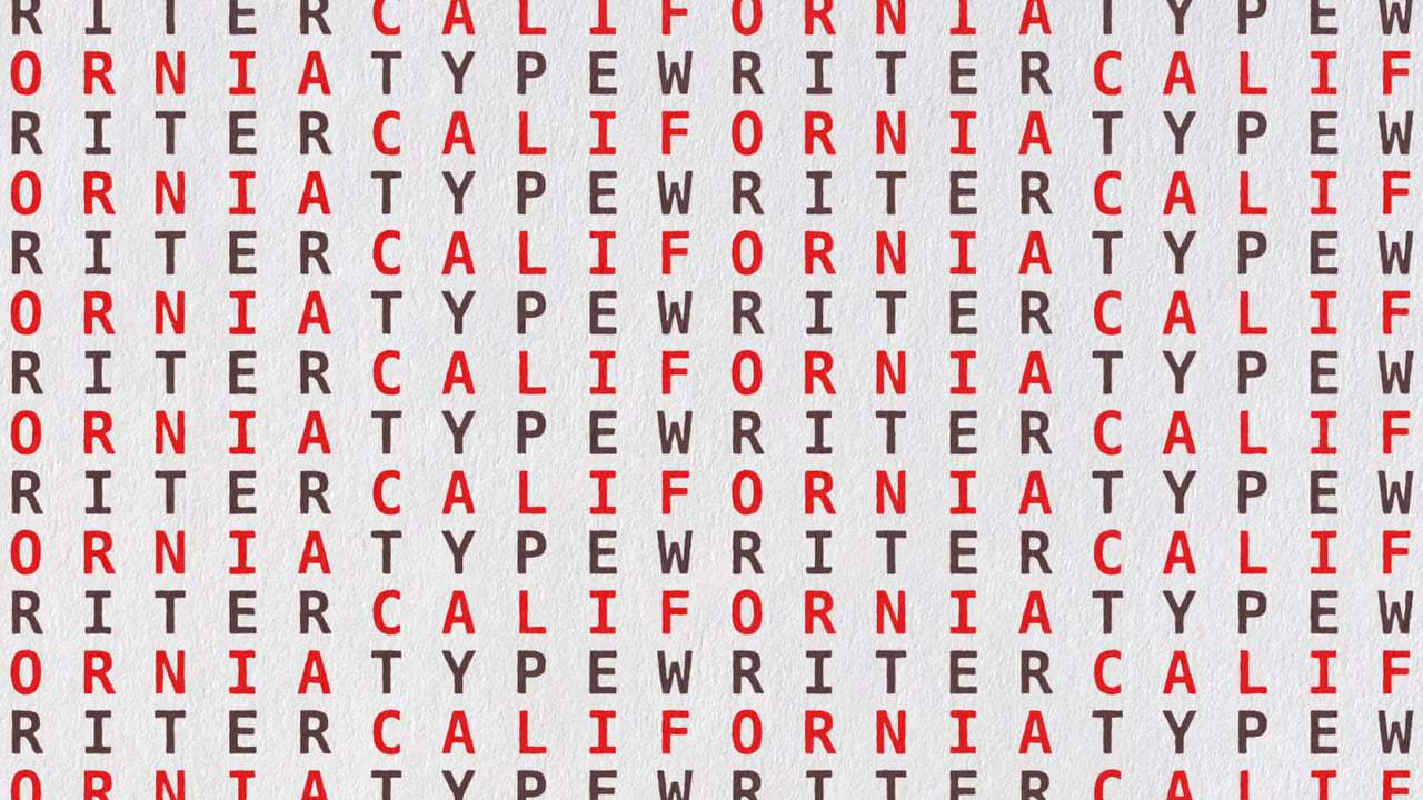 California Typewriter Trailer (2017)