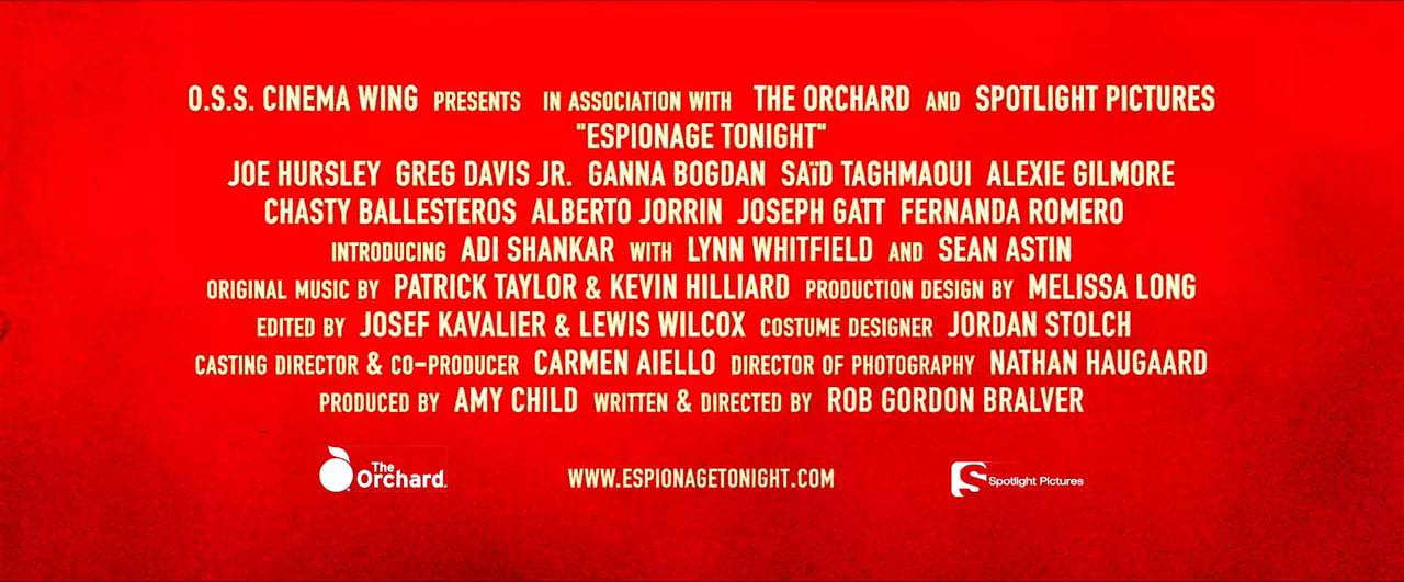 Espionage Tonight Red Band Trailer (2017)