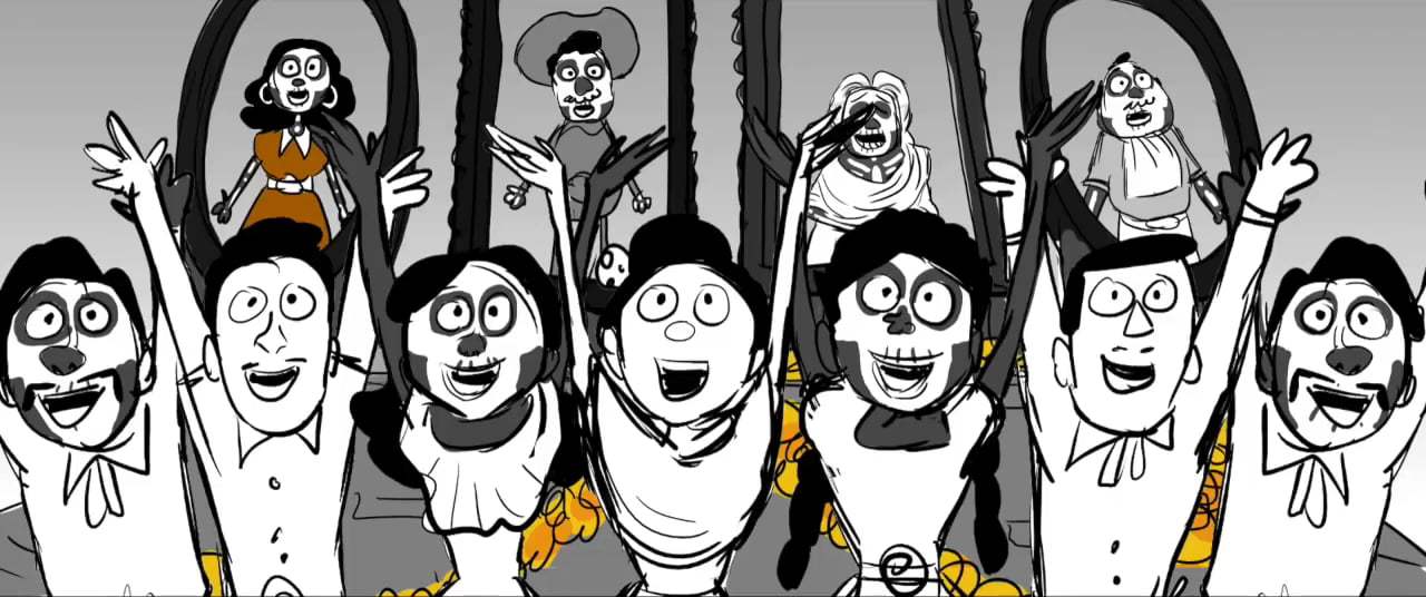 Coco Deleted Scene - Dia de Los Muertos (2017)