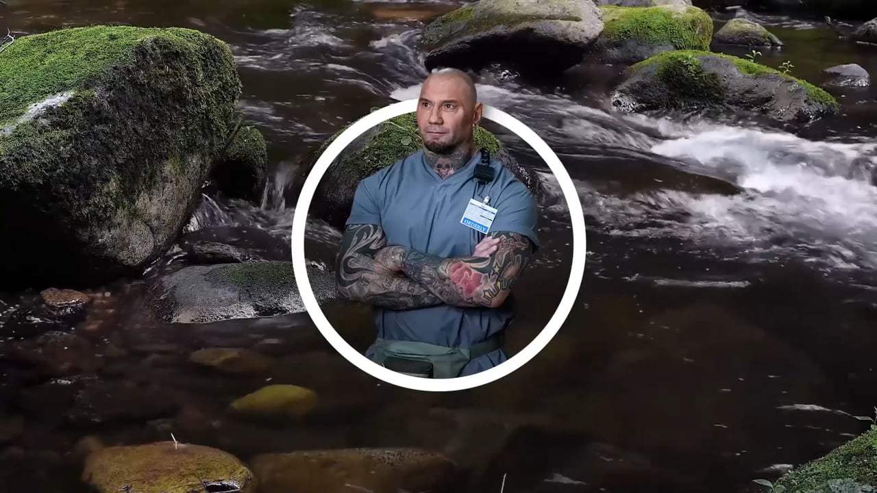 Hotel Artemis Viral - Relaxation with Dave Bautista (2018)