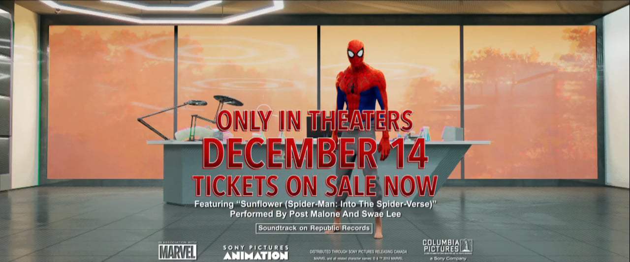 Spider-Man: Into the Spider-Verse TV Spot - Sunflower (2018)