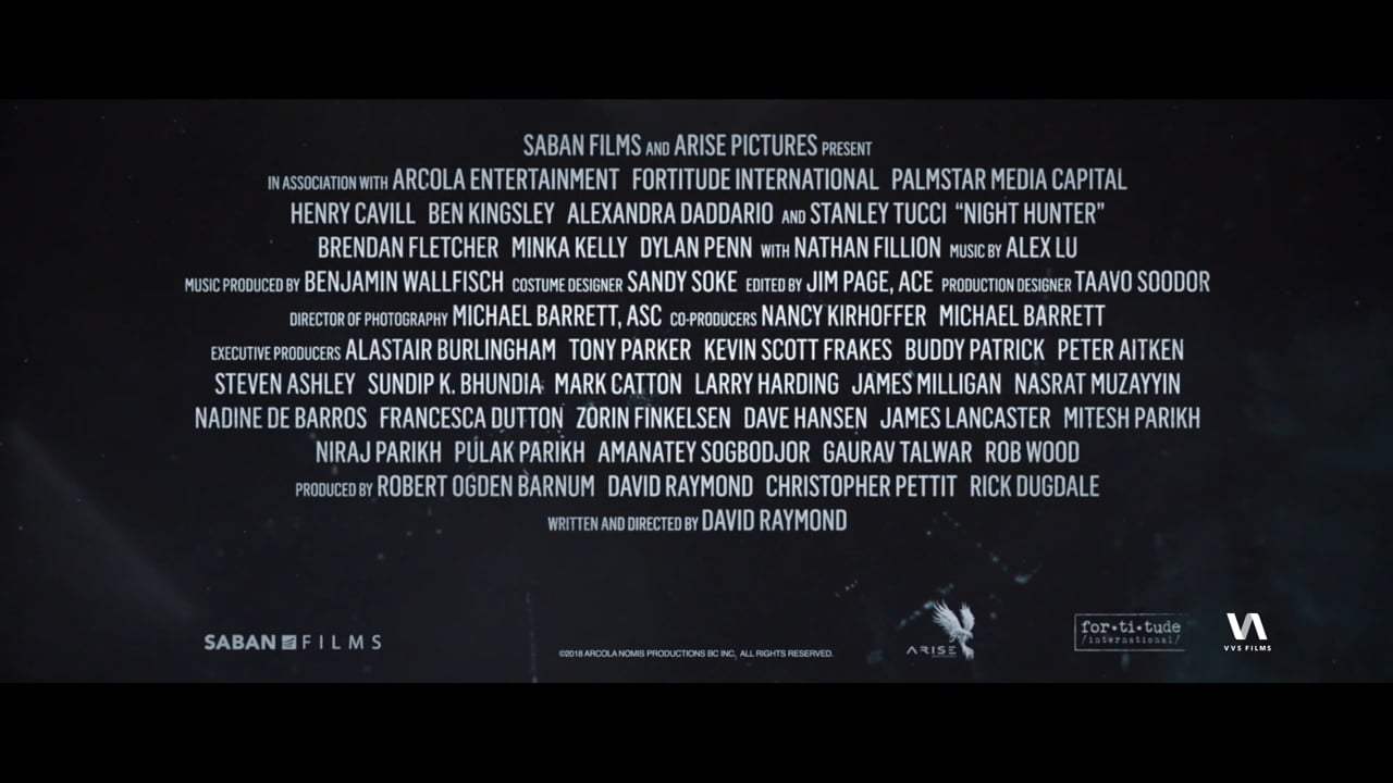 Night Hunter Trailer (2019)