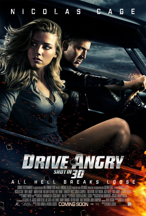 Drive Angry 3D Poster #1