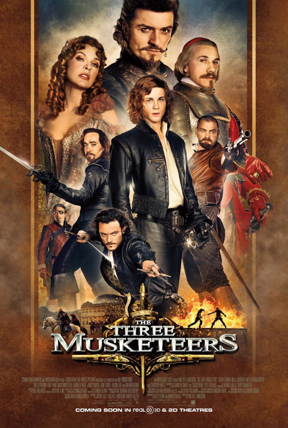 The Three Musketeers 3D Poster #1