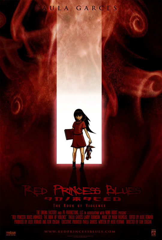 Red Princess Blues Animated: The Book of Violence Poster #1