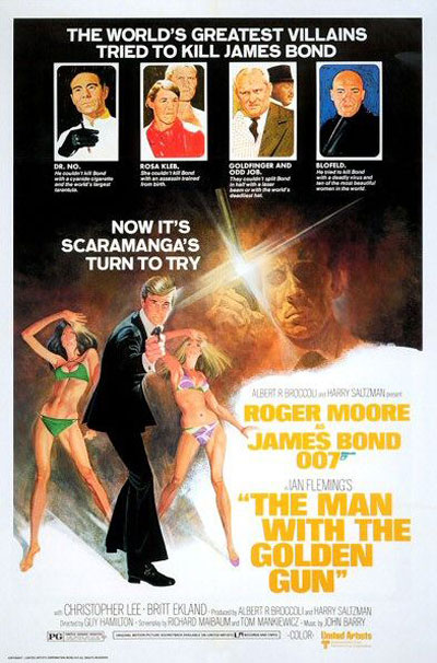 The Man With the Golden Gun Poster #2