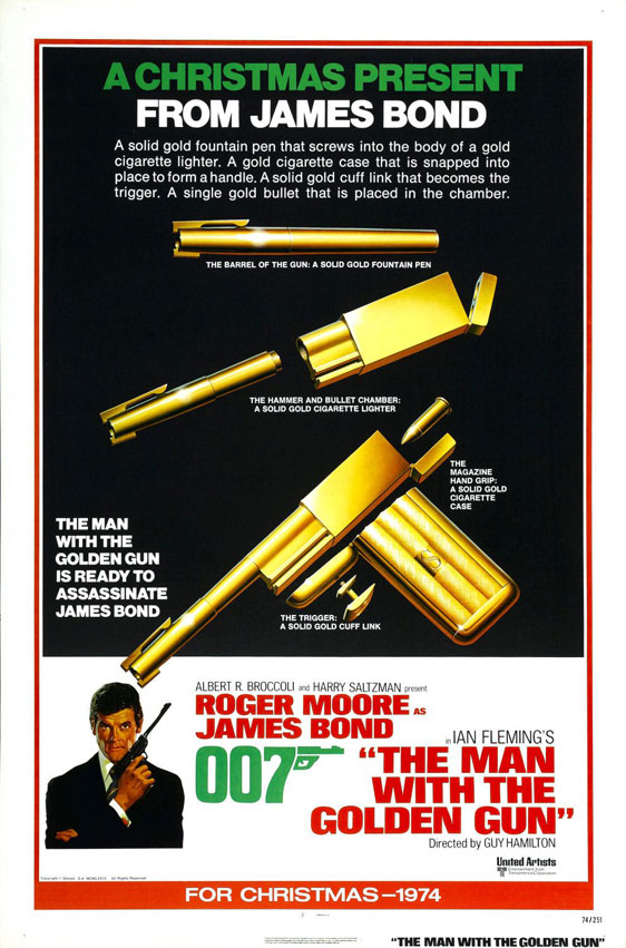 The Man With the Golden Gun Poster #3