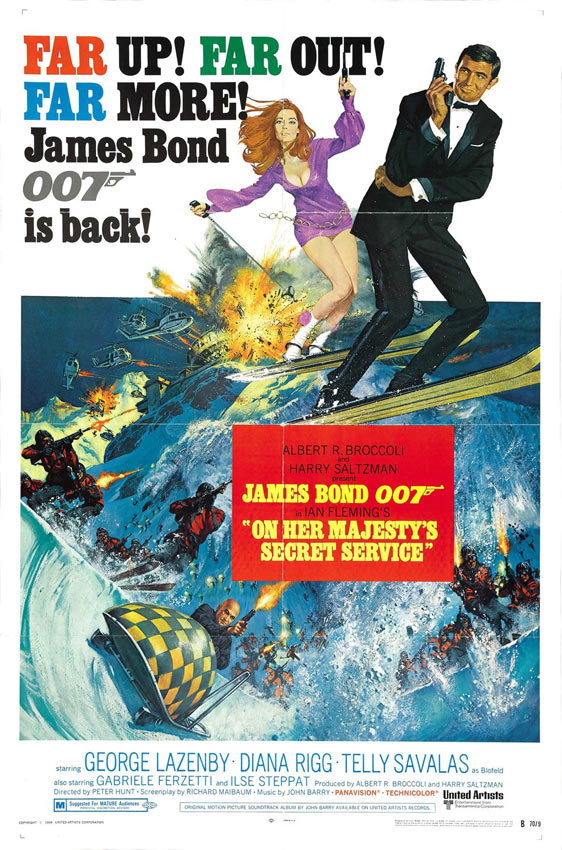 On Her Majesty's Secret Service Poster #1