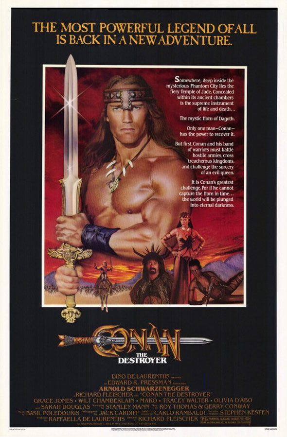 Conan the Destroyer Poster #1