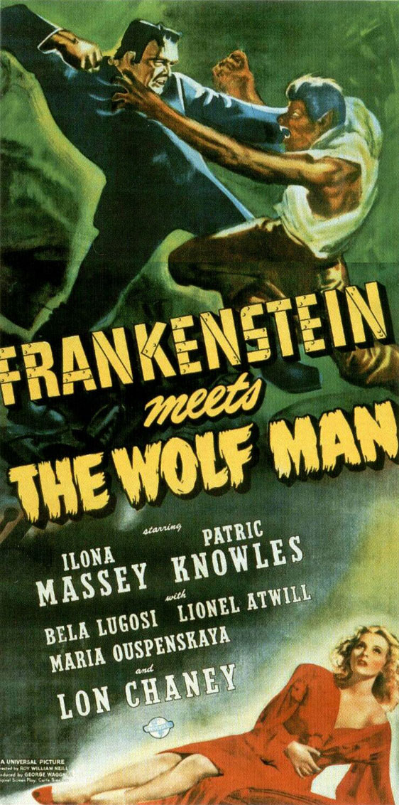 Frankenstein Meets the Wolf Man Poster #2