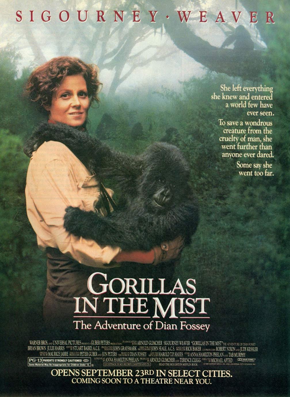 Gorillas in the Mist Poster #1