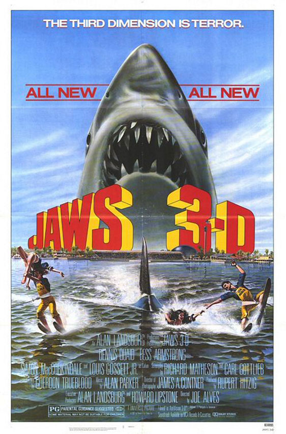 Jaws 3-D Poster #1
