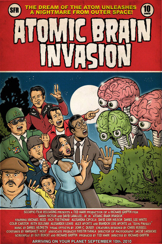 Atomic Brain Invasion Poster #1