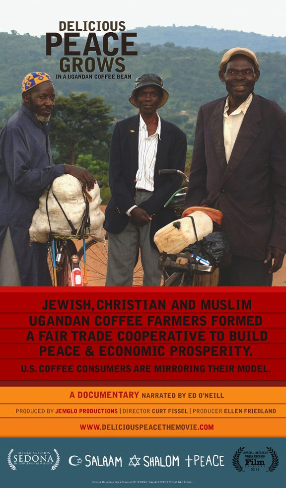 Delicious Peace Grows In A Ugandan Coffee Bean Poster #1