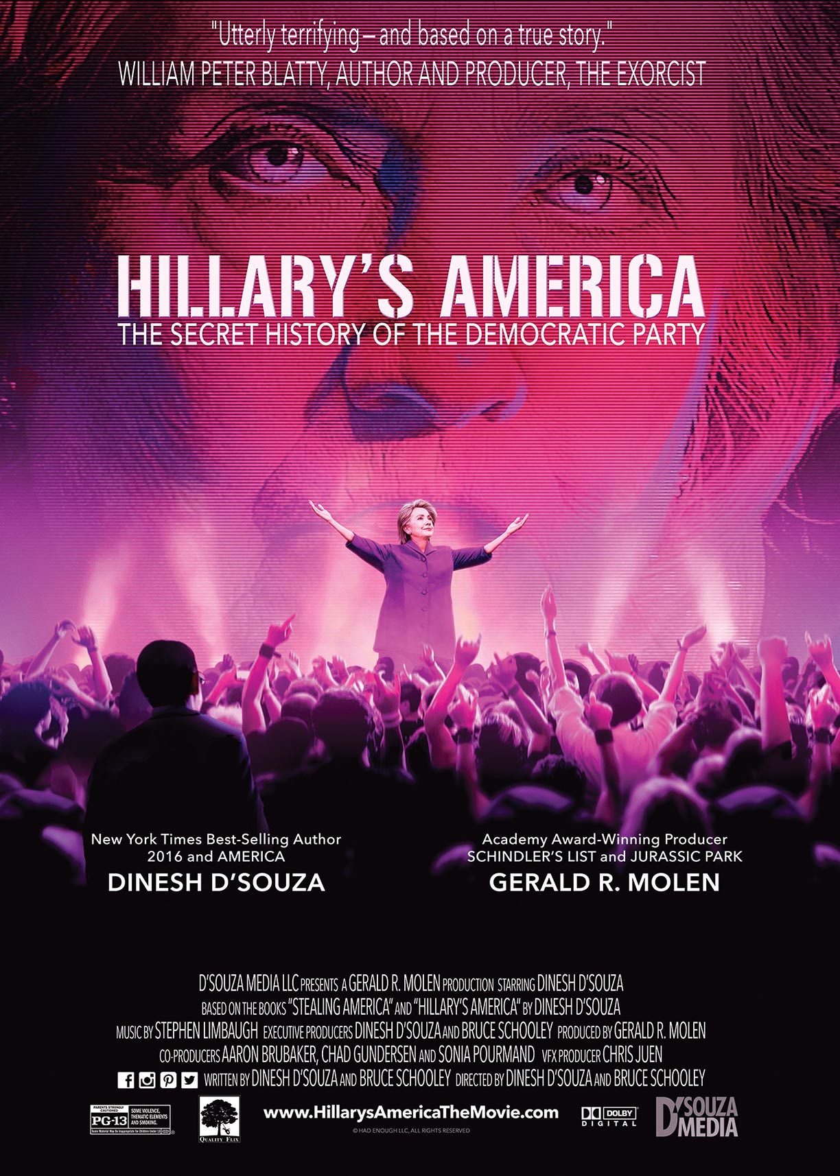 Hillary's America: The Secret History of the Democratic Party Poster #1