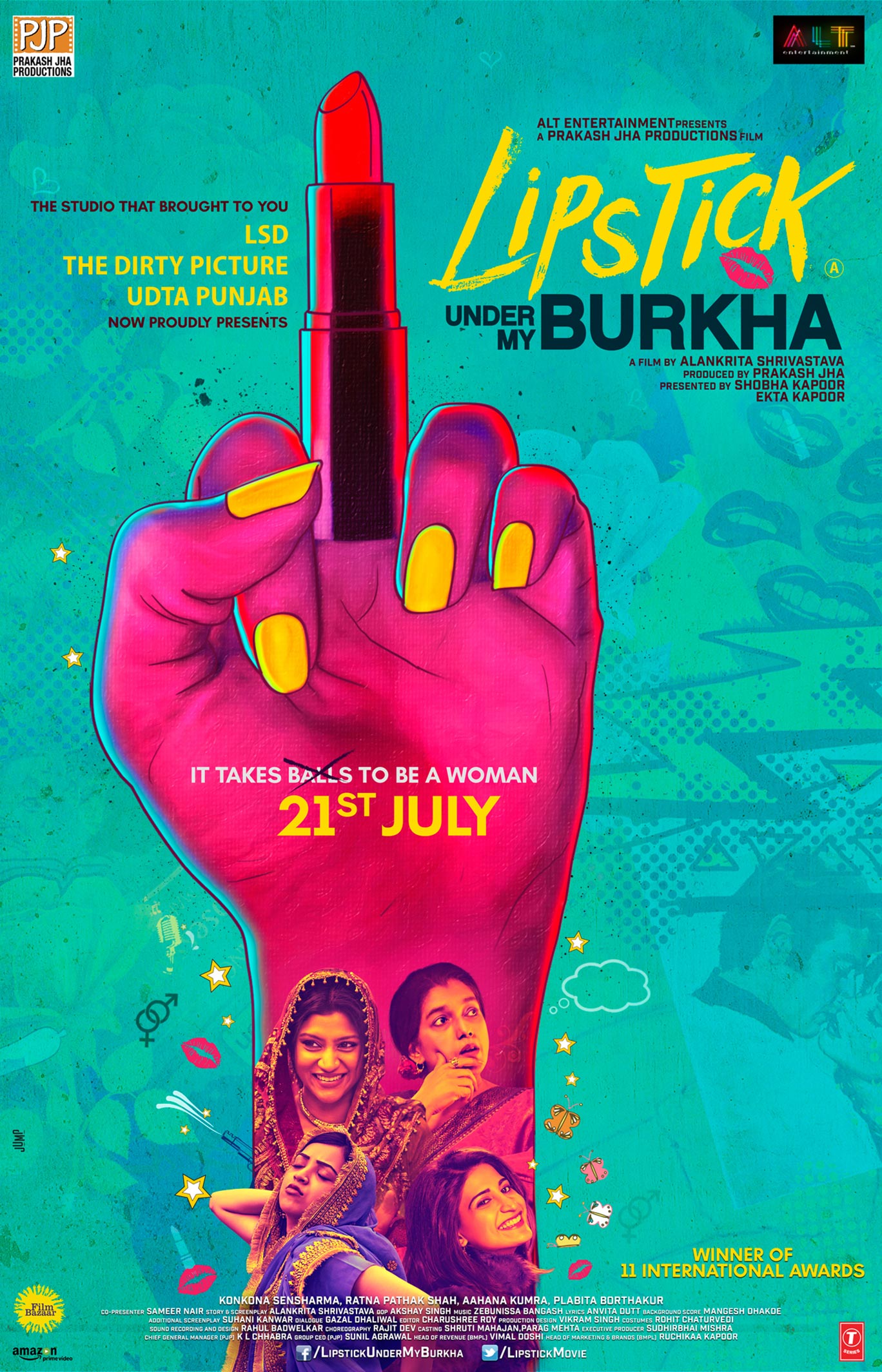 Lipstick Under My Burkha Poster #1