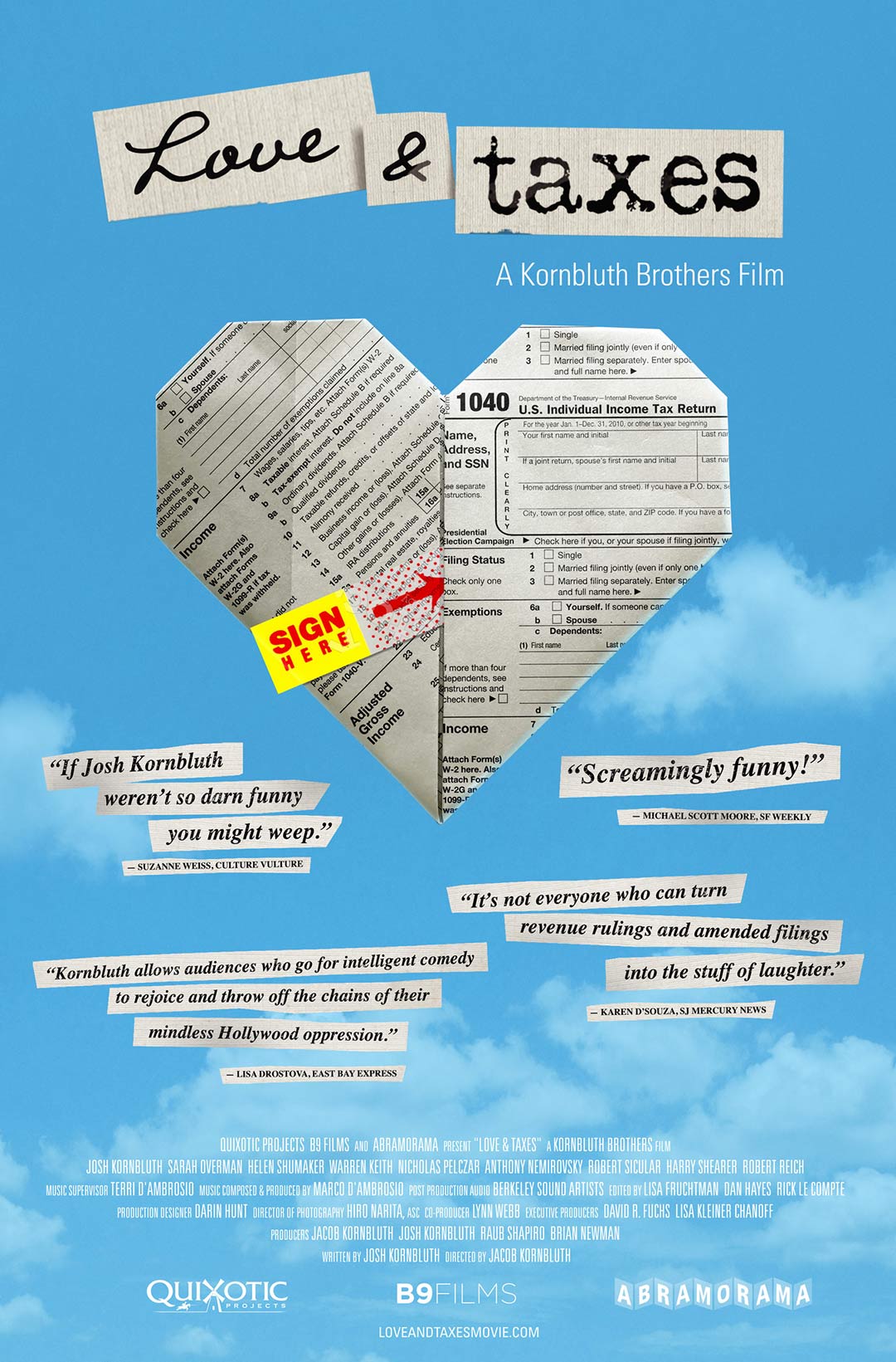 Love & Taxes Poster #1
