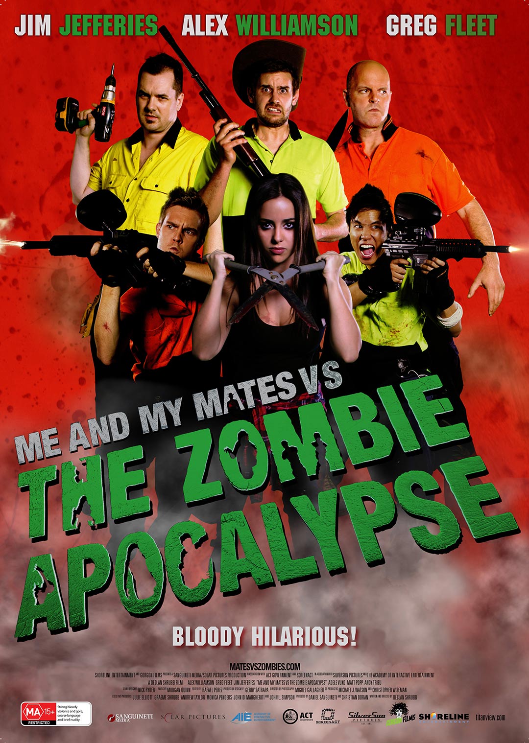 Me and My Mates vs. The Zombie Apocalypse Poster #1