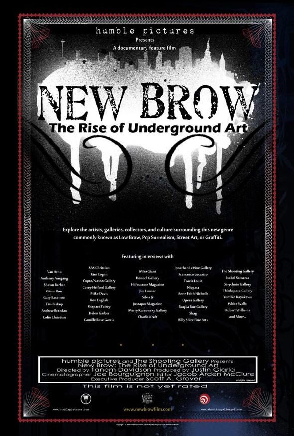 New Brow: Contemporary Underground Art Poster #1