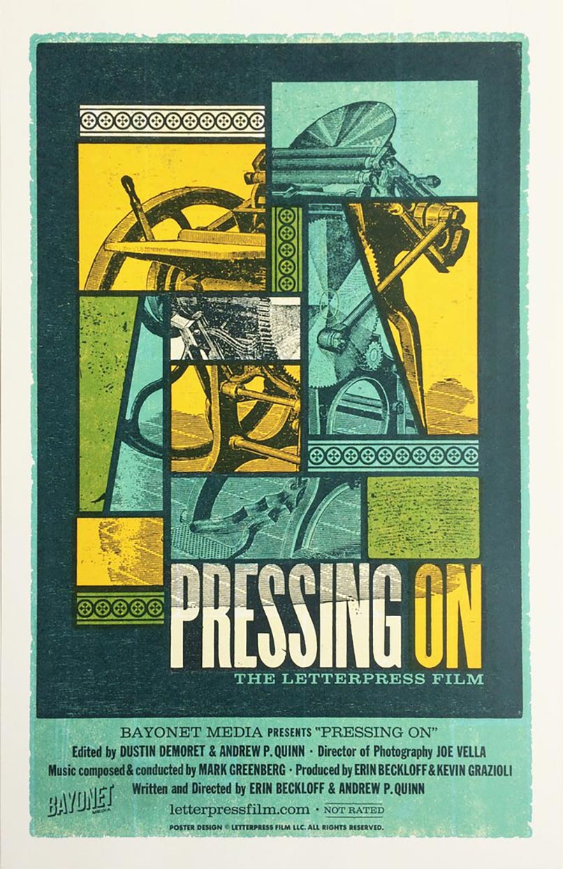 Pressing On: The Letterpress Film Poster #1
