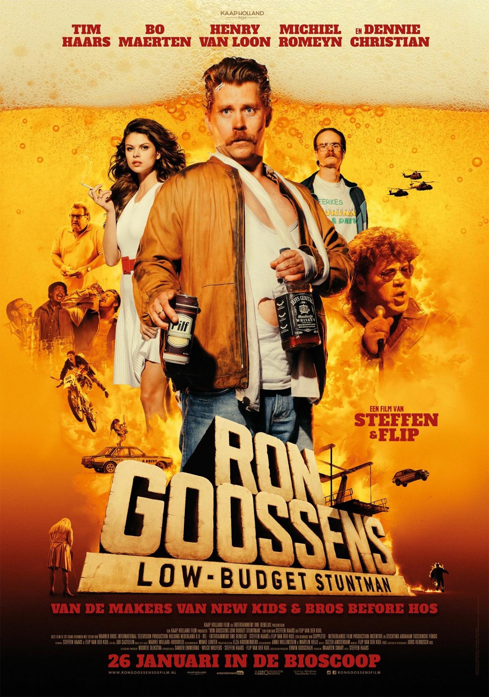 Ron Goossens, Low Budget Stuntman Poster #1
