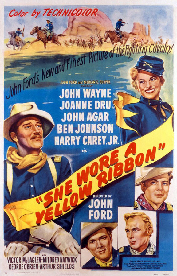 She Wore a Yellow Ribbon Poster #1