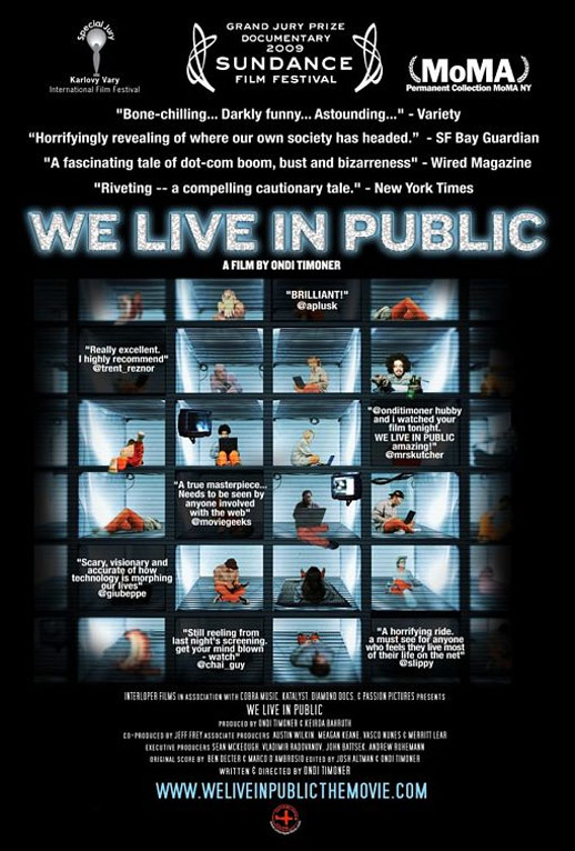 We Live in Public Poster #2