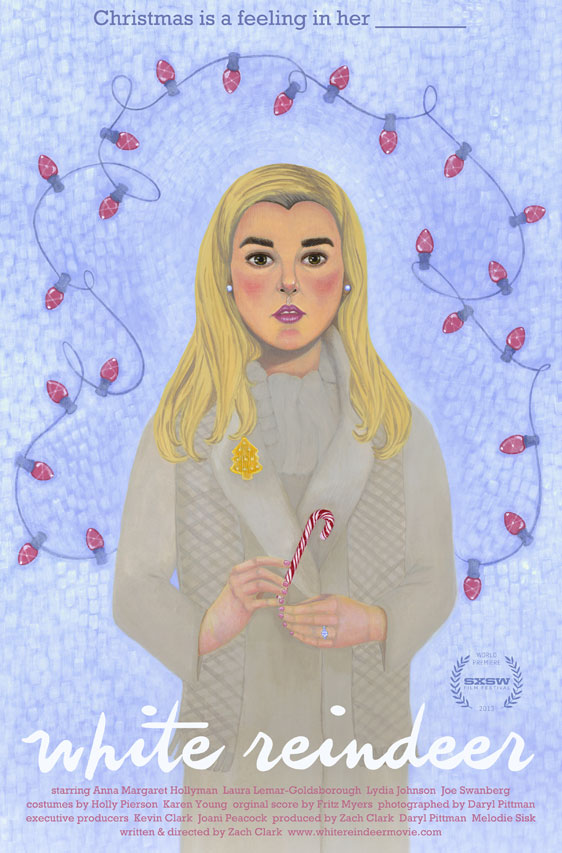 White Reindeer Poster #1