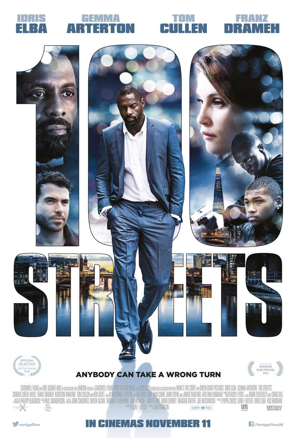 100 Streets Poster #1