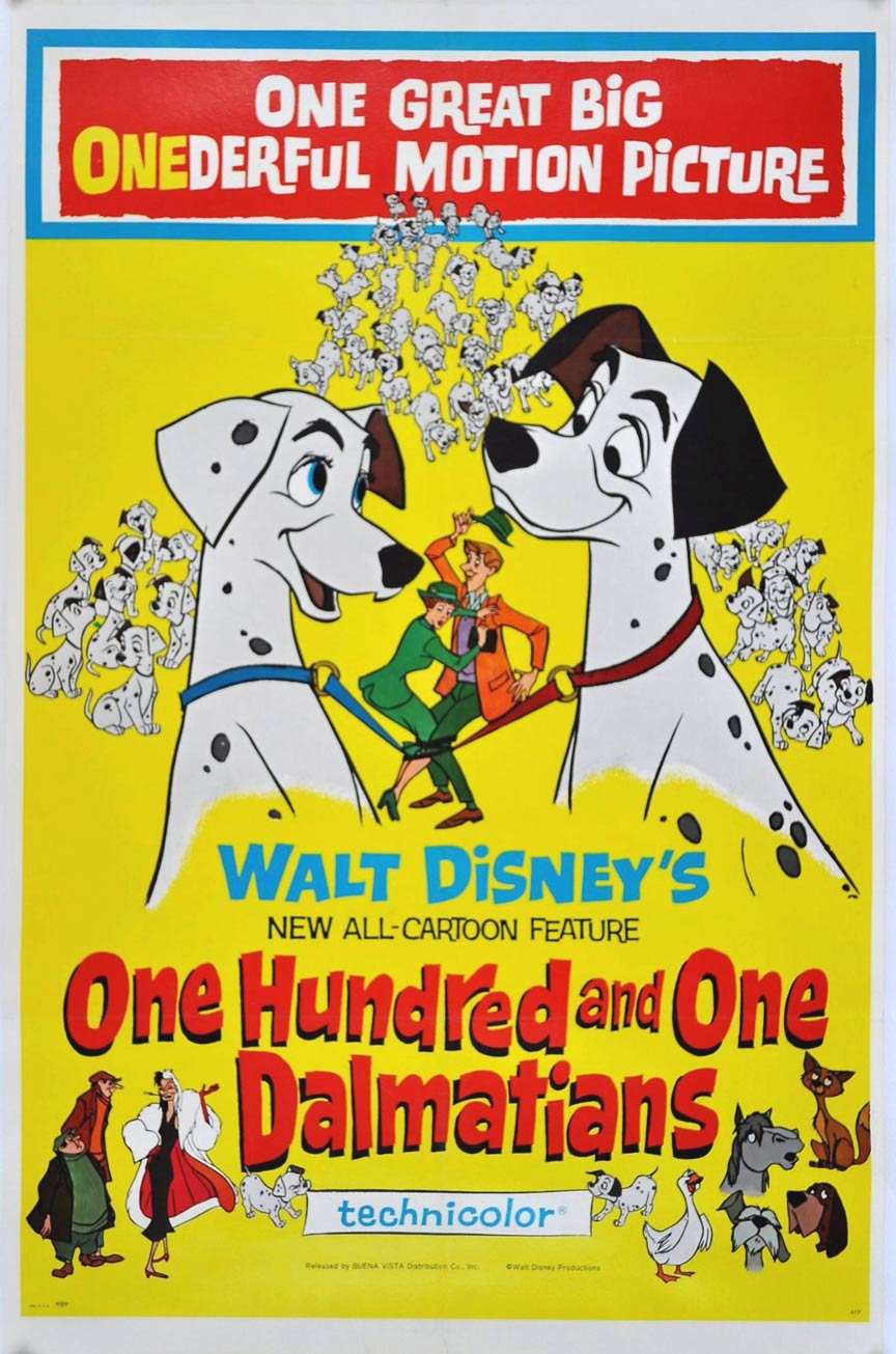 101 Dalmatians Poster #1