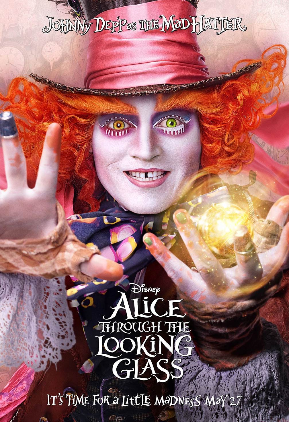 Alice Through the Looking Glass Poster #4