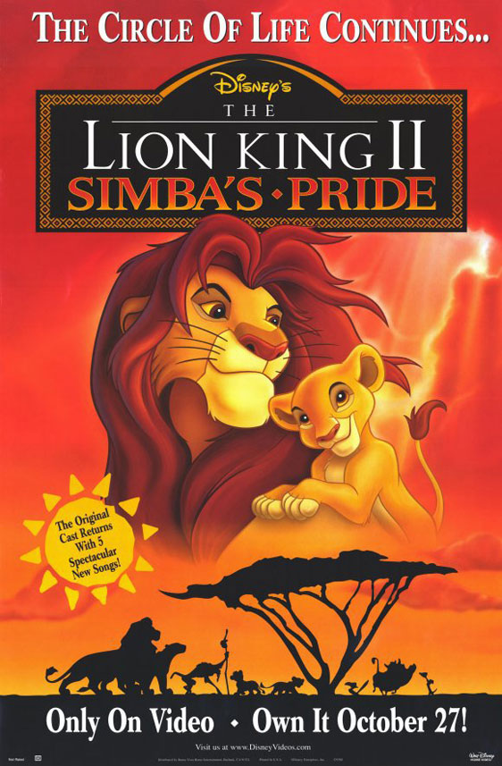 The Lion King 2: Simba's Pride Poster #1