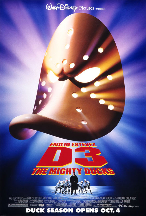 D3: The Mighty Ducks Poster #1