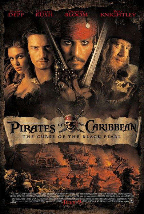 Pirates of the Caribbean: The Curse of the Black Pearl Poster #1