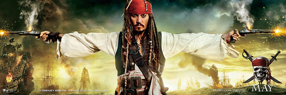 Pirates of the Caribbean: On Stranger Tides Poster #3