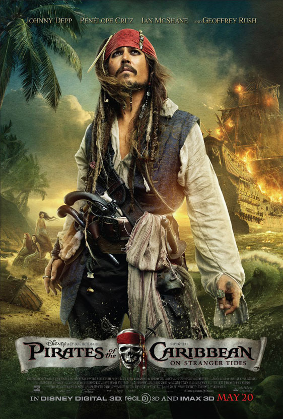 Pirates of the Caribbean: On Stranger Tides Poster #4
