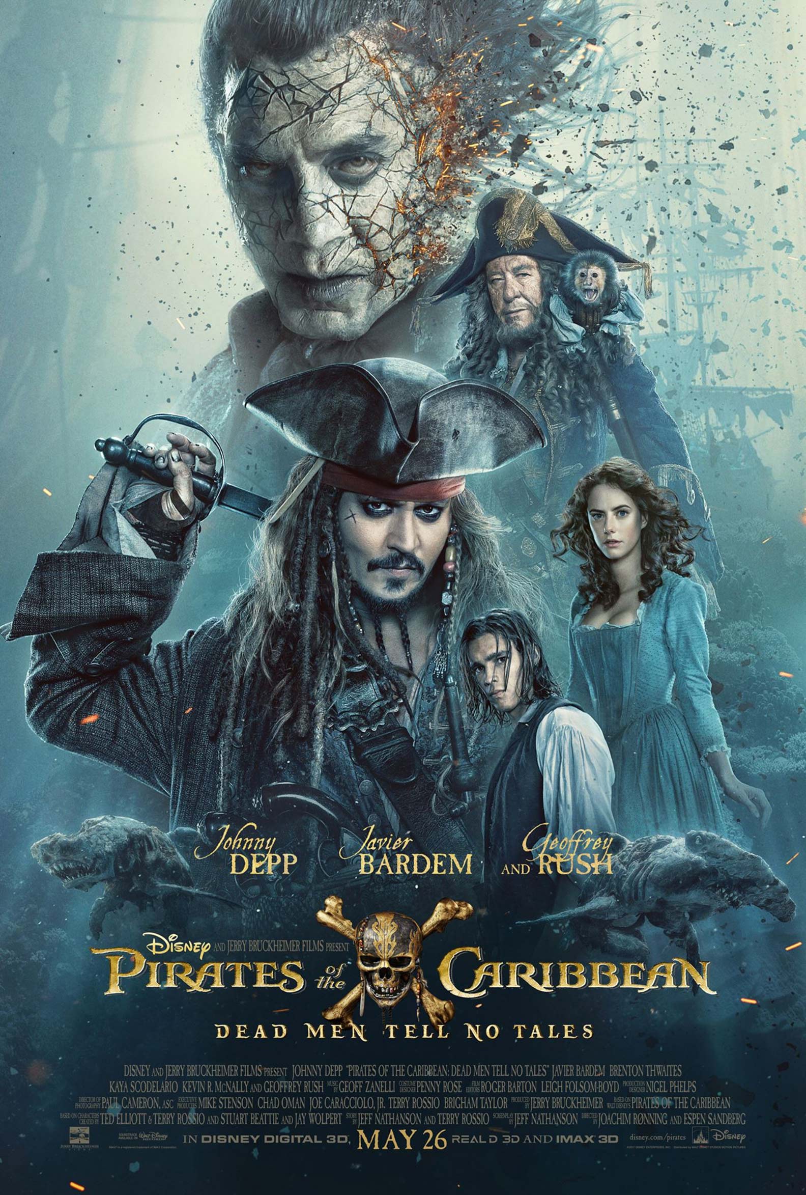 Pirates of the Caribbean: Dead Men Tell No Tales Poster #3