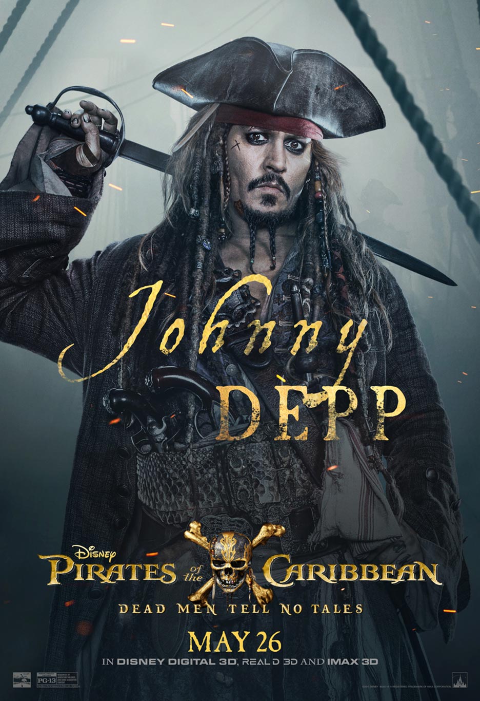 Pirates of the Caribbean: Dead Men Tell No Tales Poster #7