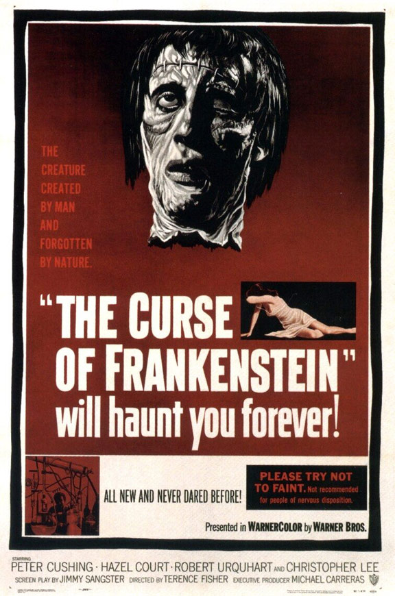 The Curse of Frankenstein Poster #1