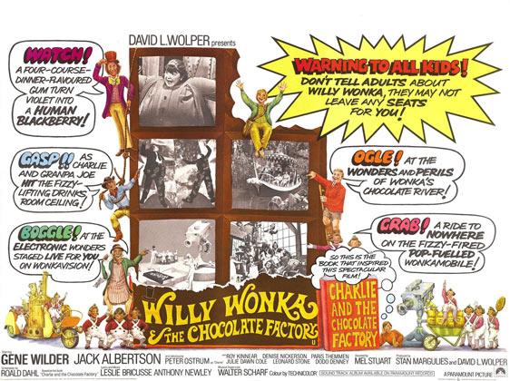 Willy Wonka and the Chocolate Factory Poster #2