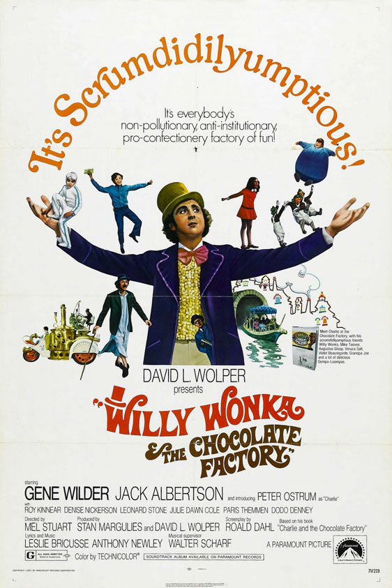 Willy Wonka and the Chocolate Factory Poster #1