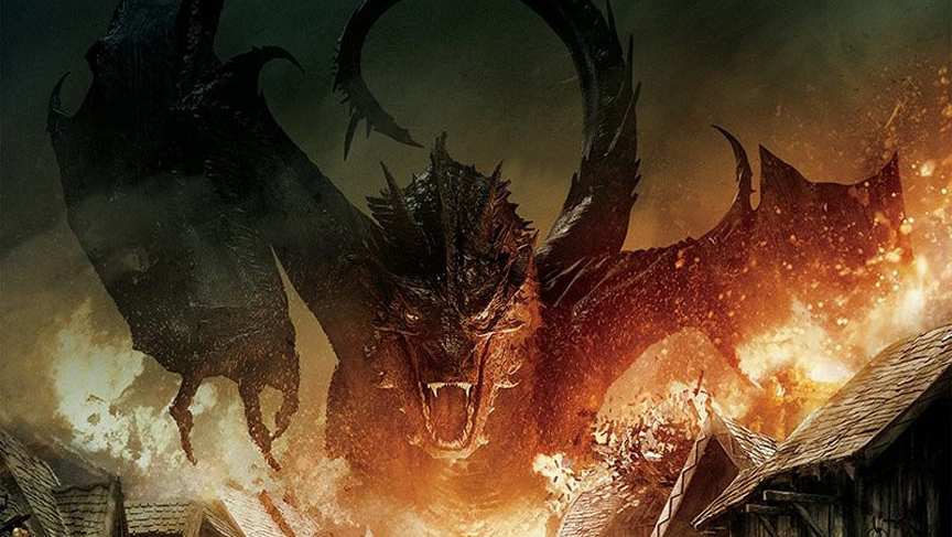 The Hobbit: The Battle of the Five Armies Attack the City (2014)